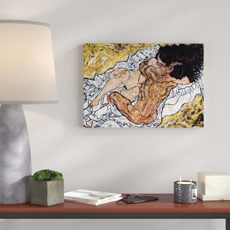 Egon Schiele - Wrapped Canvas Painting, 70cm H x 100cm W
