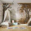 Décoration murale botanique amovible Misty Forest-289090426-289090427