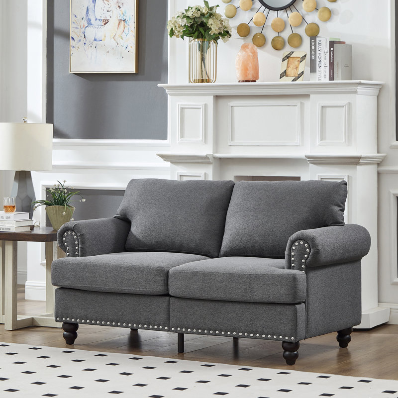 Causeuse de salon 59,5 "Classic, Gris