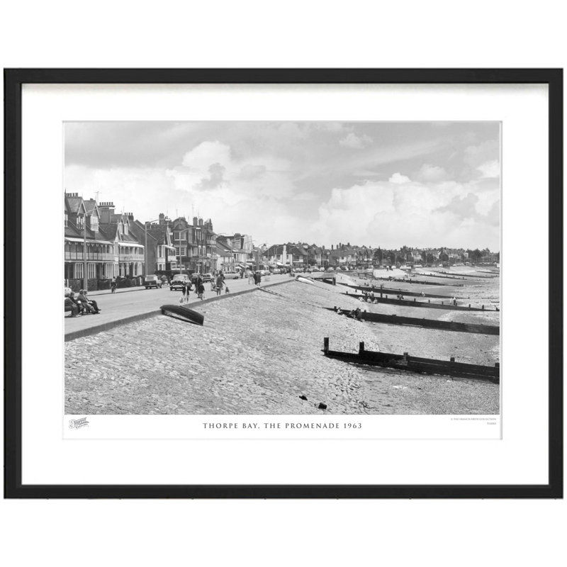 Thorpe Bay, The Promenade 1963 by Francis Frith - Single Picture Frame Print, 60cm H x 80cm W x 2.3cm D