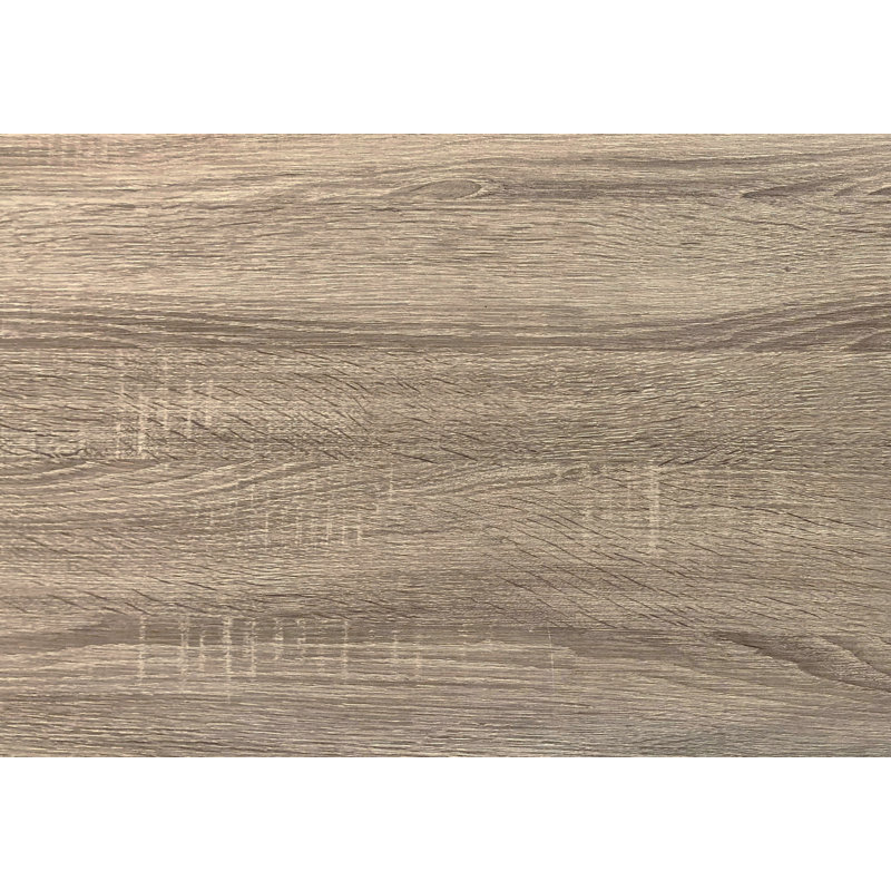 Ensemble de table, ensemble de 3 pièces, café, bout, côté, décor, salon, stratifié brun, métal noir, contemporain, moderne