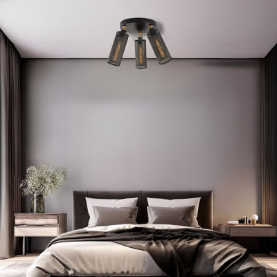Plafonnier semi-encastré 3 lumières 9,45 po Driffield