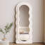 Wood Wavy Mirror
