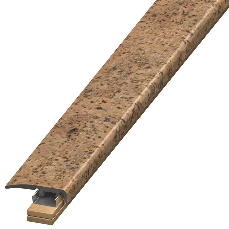 Plastique 0,31 po d'épaisseur 1,38 po de largeur 94 po Seuil / Embout, Charme