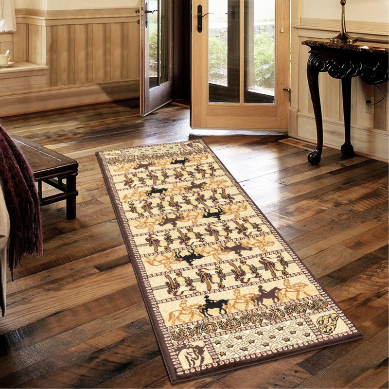 Tapis en polypropylène beige de 2 pi x 3 pi, rehaussant l'ambiance de la pièce et froissant, Rectangle 2'1" x 2'11"