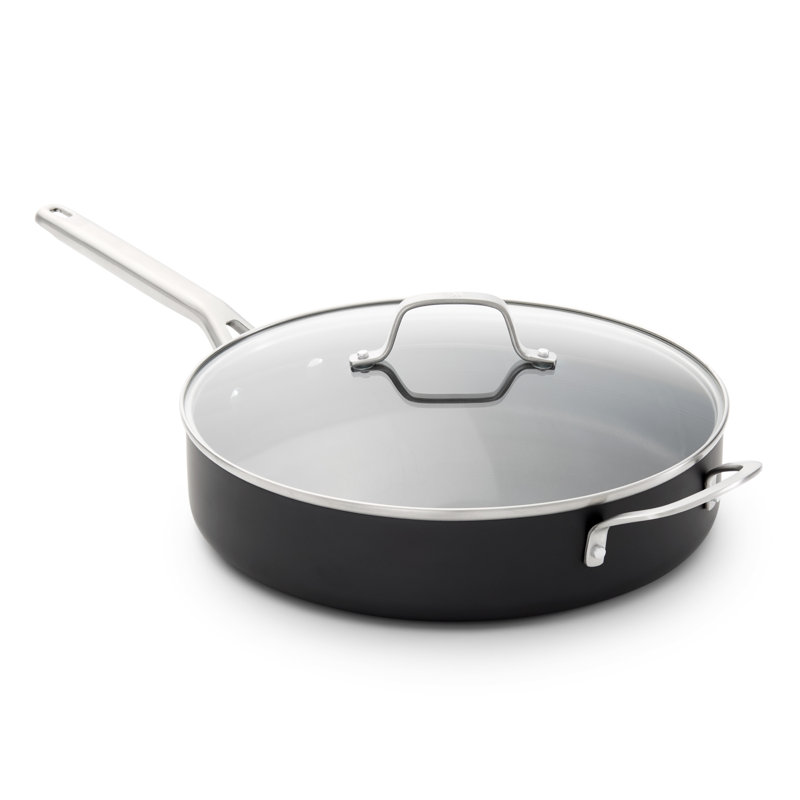 Hard-Anodized Nonstick 5-Qt. Saut Pan with Lid