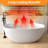 59" Premium Freestanding Solid Surface Resin Stone Bathtubs