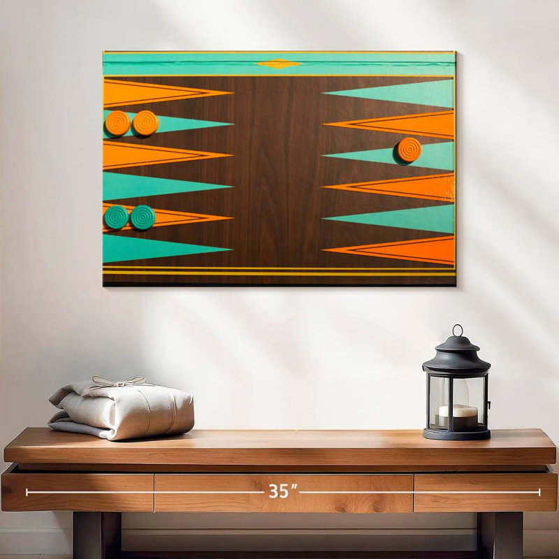 Senne Backgammon Board, 24" H x 36" W