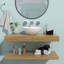 Lavabo de salle de bain vasque en céramique blanche 16 po x 16 po