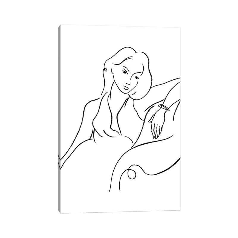 Elegant Portrait II by Ethan Harper - Wrapped Canvas Print, 66.04 cm H x 45.72 cm W