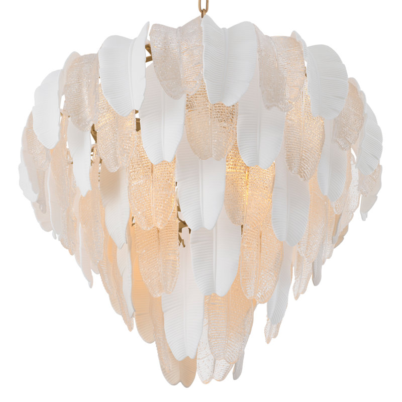 Saint Lucia Chandelier, 23.62" H x 32.09" W x 32.28" D
