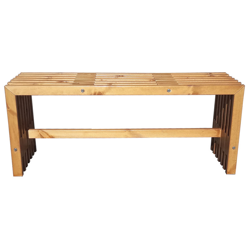 Arlinna Wooden Bench, Honey