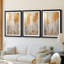 ABSTRACT Series CMXLII  -Custom Framed  Premium Print W Matt - 3 Pieces-1995754930-1995754932