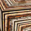 Pinstripe Wood Decorative Box