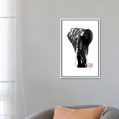 Elephant by Péchane - Print on Canvas
