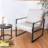 Upholstered Armchair-1942984650