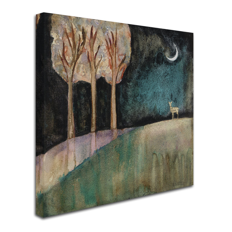 Berkley 'Quiet' Print on Wrapped Canvas, 18" H x 18" W x 2" D