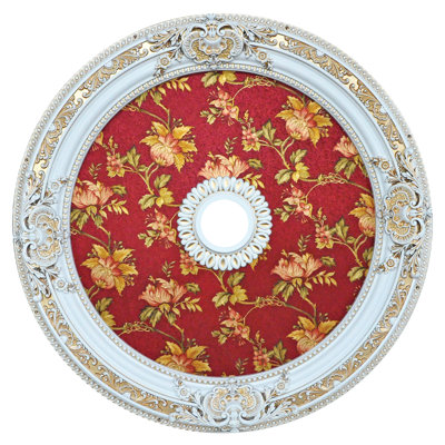 Wild Floral Center Ceiling Medallion