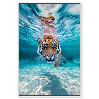 Art, art moderne, toile, oeil du tigre