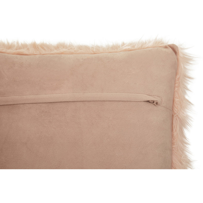 Aizley Square Throw Cushion, Pink