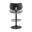 Tabouret de bar pivotant à hauteur réglable avec base à piédestal Attie-1312629163-1312629172