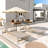 Aluminum Chaise Lounge Bed For Outdoor Patio - Two Pieces, Rust Frame, Breathable Mesh, Rounded Legs With Softness, Optimal Comfort, Easy To Clean, Great Garden Decor Use Rustic Appeal, Comfortable