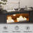 43” Electric Fireplace Mantel Wooden Surround Firebox, Tv Stand With 23" Freestanding Electric Fireplace-1287232799