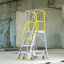 375Lbs Aluminum Rolling Platform Ladder