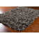 Cyrah Handmade Shag Abstract Black/Brown/Cream Area Rug