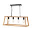 Luminaire suspendu linéaire pour îlot de cuisine 4 lumières Rosenberger-1689155965