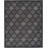 Adianey Red Barrel Studio Easy Care Trellis Charcoal/Black Indoor/Outdoor Area Rug-2077077034