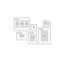 Gunnlog White Wood Picture Frame with Mat