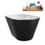 Baignoire autoportante 54 po avec drain interne Streamline-112235294