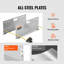Wheel Alignment Tool,Alignment Tool Toe Plates, Stainless Steel Toe Angle Measurement Tool Plate, 4 Alignment Rods and Magnetic Slots, Includes Measuring Tapes & Conversion Chart