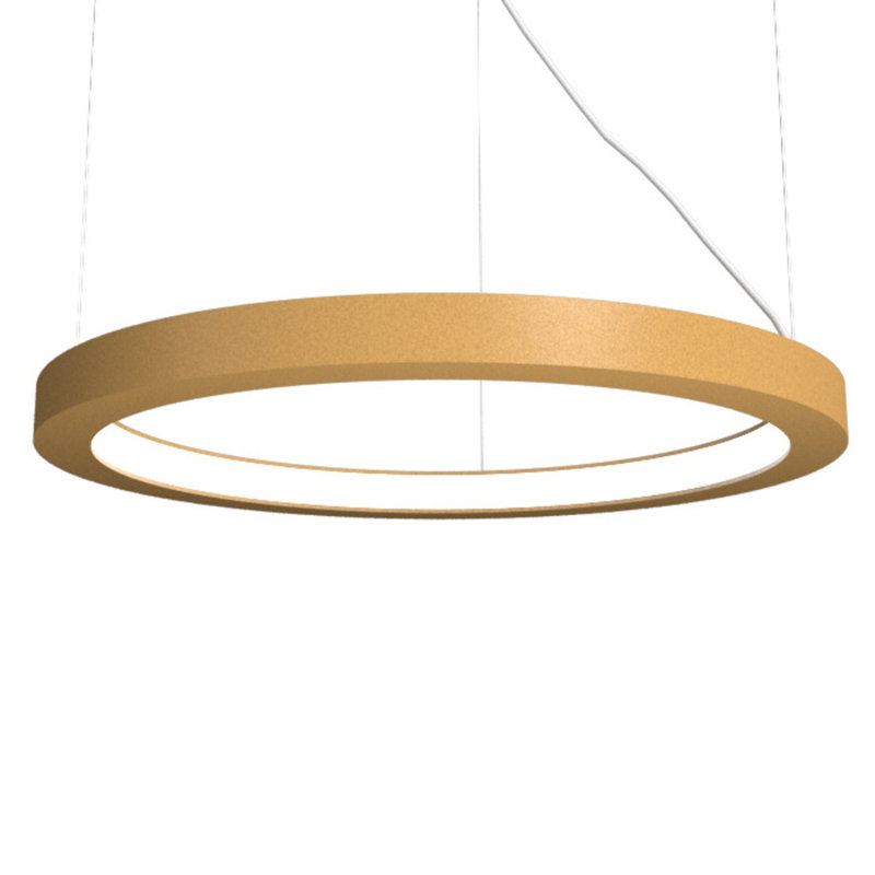 1 - Light LED Chandelier, Imbuia, 1.17" H x 23.4" W x 23.4" D