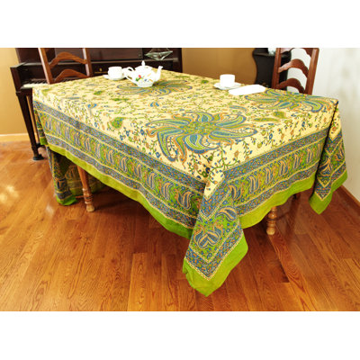 Codyallen Paisley 100% Cotton Tablecloth