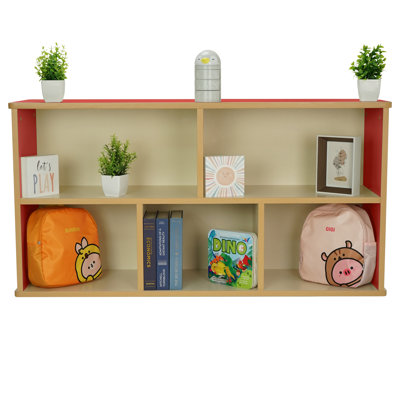 Laminate 5-Compartment Storage Cabinet 24" Height