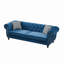 Canapé en tissu d'ameublement en velours Chesterfield Chester