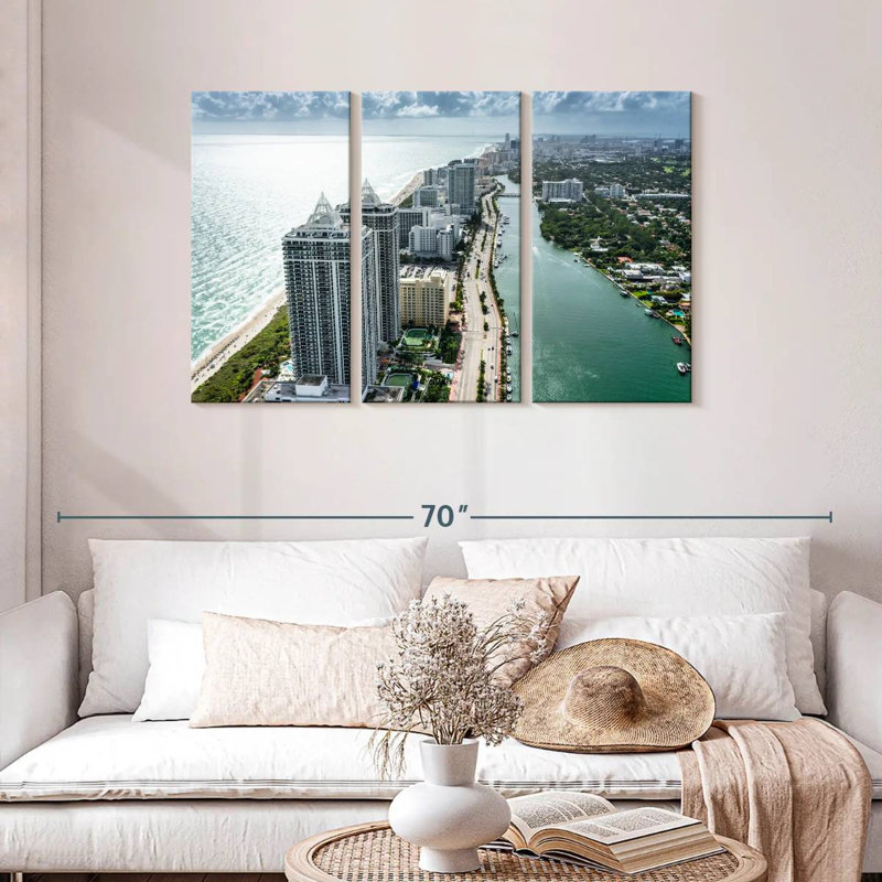 Nicci Fort Lauderdale View, H 28 po x l 45 po