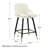 Swivel Velvet Upholstered Counter & Bar Stool-1750016710-1763769239