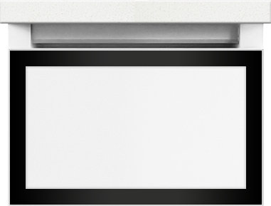 Profiles Framed 12.13" Single Bathroom Vanity Base, Full Drawer, Yes, Matte White/Matte Black