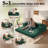 78.8''Sleeper Couch Bed for Livingroom,Convertible Modular Sofa with Armrest Pillow,Modular Foldable Corduroy Couches in a Box,No Assembly-1191320740