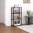 4-Tier 43.3" Corner Shelf, Open Shelves for Display and Storage-434006500