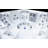 Luxury Spas Denali 240 Volt 7 Person 60 - Jet Acrylic Square Standard (Hardwired) Hot Tub with Ozonator and Built-In Speakers in Cloud Gray