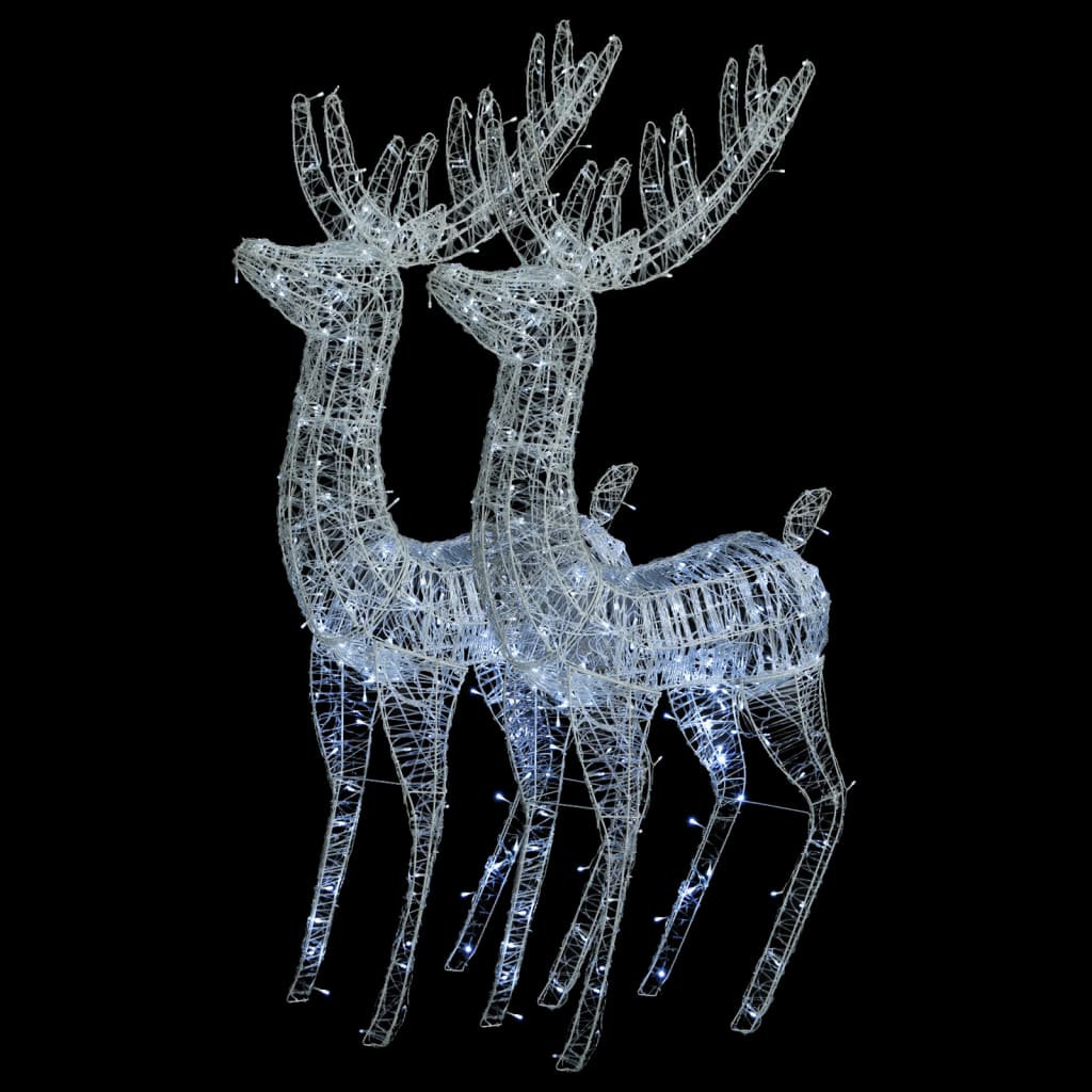 The Holiday Aisle Reindeer Christmas Decoration LEDs Pre Lit Christmas   Reindeer Christmas Decoration Leds Pre Lit Christmas Lighting Acrylic 