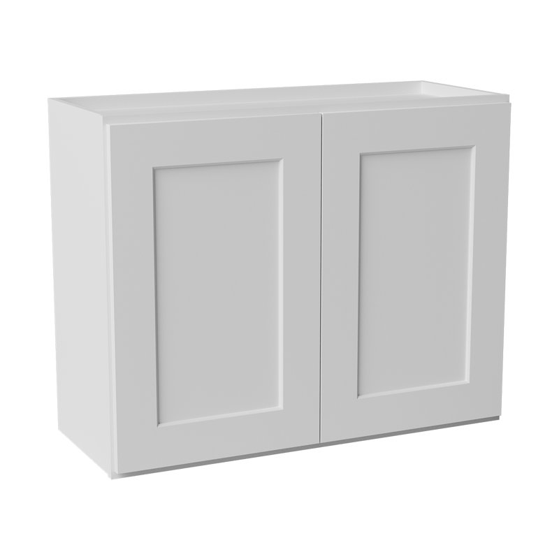 Armoire de cuisine en bois massif prête à assembler, White, H 24 po x l 30 po x P 12 po