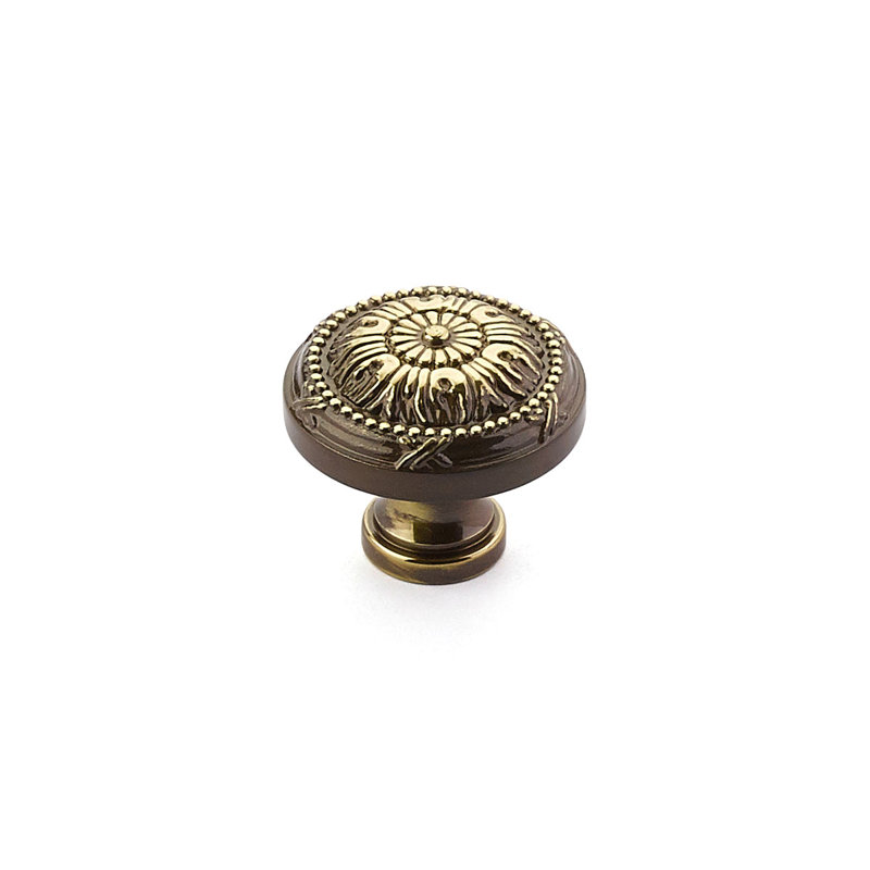 Versailles Mushroom Knob, Antique Light Polish