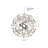 Mercier 42-Light Chrome Dimmable LED Globe Chandelier
