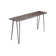 Blondeau Acacia Solid Wood Top Metal Base Dining Table