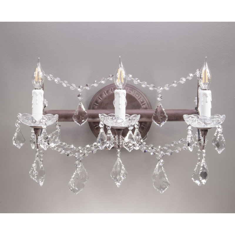Lampe murale bougie 3 lumières Rodrigues